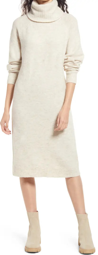 VERO MODA Villa Turtleneck Long Sleeve Sweater Dress | Nordstrom | Nordstrom