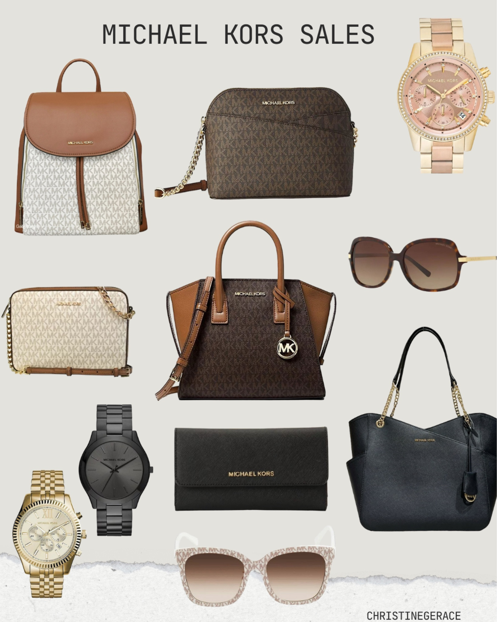 BIG Michael Kors Sales !! Purse, clutch, watch, sunglasses, backpack 
Shop below & follow me for more sales finds ! 

#LTKSaleAlert #LTKItBag #LTKTravel
