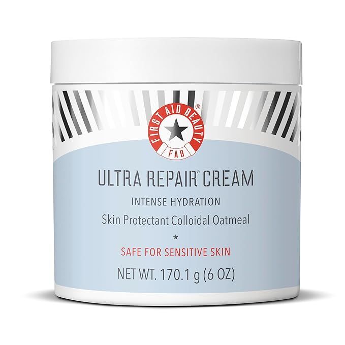 First Aid Beauty Ultra Repair Cream Intense Hydration Moisturizer for Face and Body – Rich Whip... | Amazon (US)