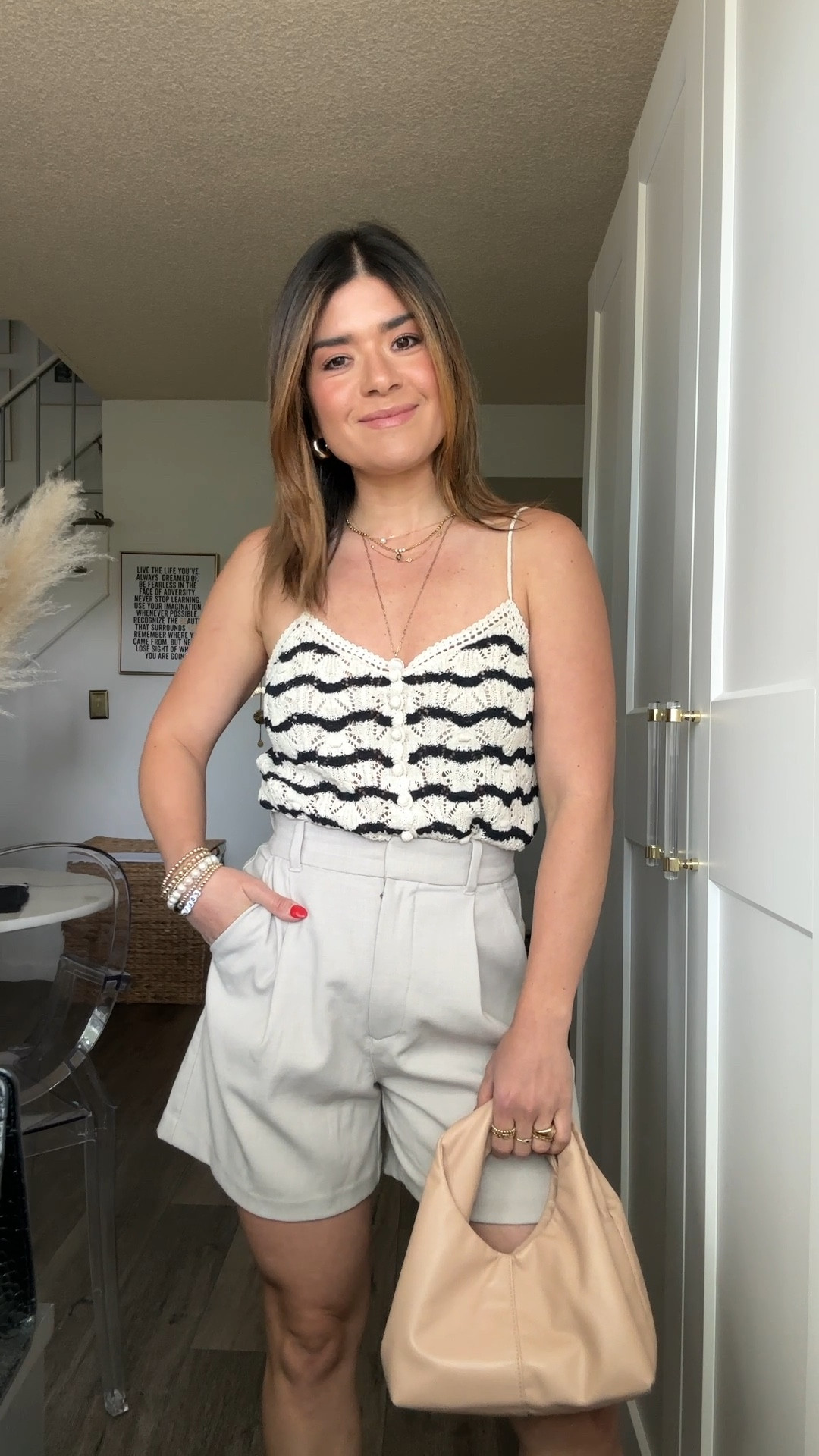 The cutest knit top via Sézane! This top is so adorable and chic! 
Top size xs
Shorts size 24
Abercrombie, trousers, knit top, summer outfit, summer style

#LTKSeasonal #LTKFindsUnder50 #LTKFindsUnder100