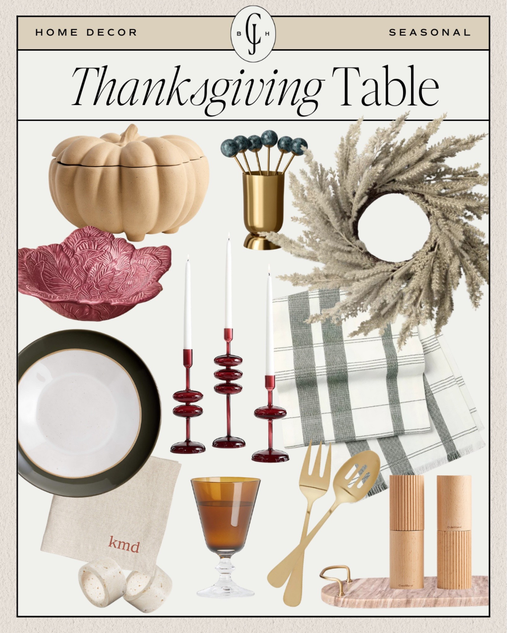 A unique but beautiful color palette for your Thanksgiving tablescape.

#LTKHoliday #LTKSeasonal #LTKHome