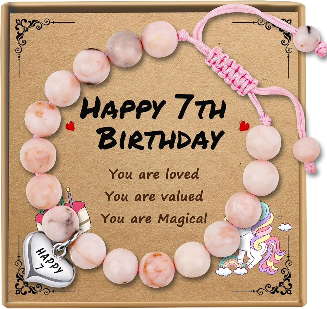 Birthday Gifts for Girls, 1-16 Year Old Girl Birthday Bracelet Gift | Amazon (US)