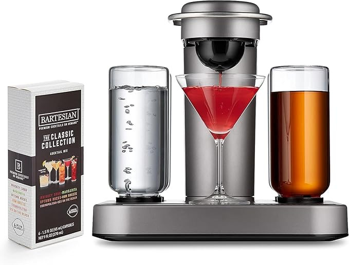 Bartesian Premium Cocktail Machine with The Classic Collection Cocktail Mixer Capsules Bundle | Amazon (US)