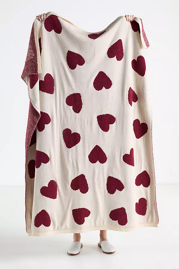 Boucle Knit Icon Cozy Throw Blanket | Anthropologie (US)