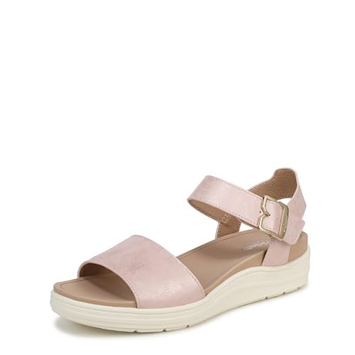 Dr. Scholl's Shoes Women's Time Off Sky Sandals, Comfortable Travel Sandals | Strappy sandal, Soft cushioned footbed, Roomy fit, Ultra flexible, Arch support, Adjustable strap, Platform sole, Lightweight | Amazon (US)