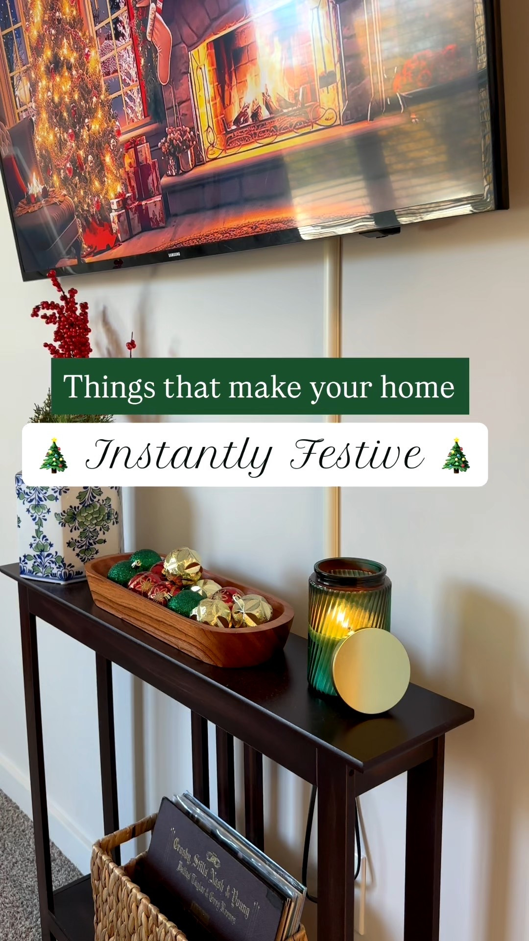 Things that make your home 🎄Instantly Festive 🎄 for the holidays!! When I start decorating, the first thing is always a Christmas candle & some good tunes!!! While decorating it smells so festive, and we can sing along to our favorite Christmas songs! 

#LTKSeasonal #LTKHoliday #LTKHome