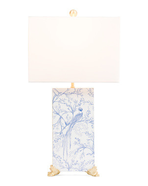 26in Metal Botanical Table Lamp | Bedroom | Marshalls | Marshalls