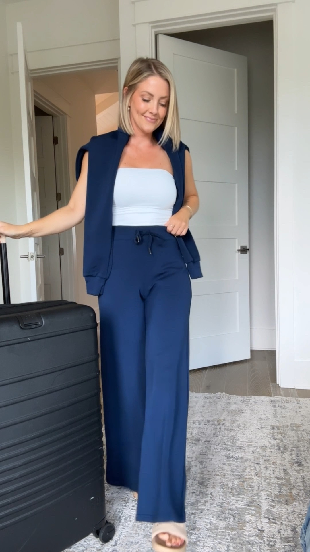 Travel outfit ideas 🥰
Code ALMOSTREADYXSPANX works for a discount site wide at Spanx! 
Everything shown is true to size (I have the XS in almost all items except the Amazon tank is a Small)  

#LTKFindsUnder50 #LTKTravel #LTKStyleTip