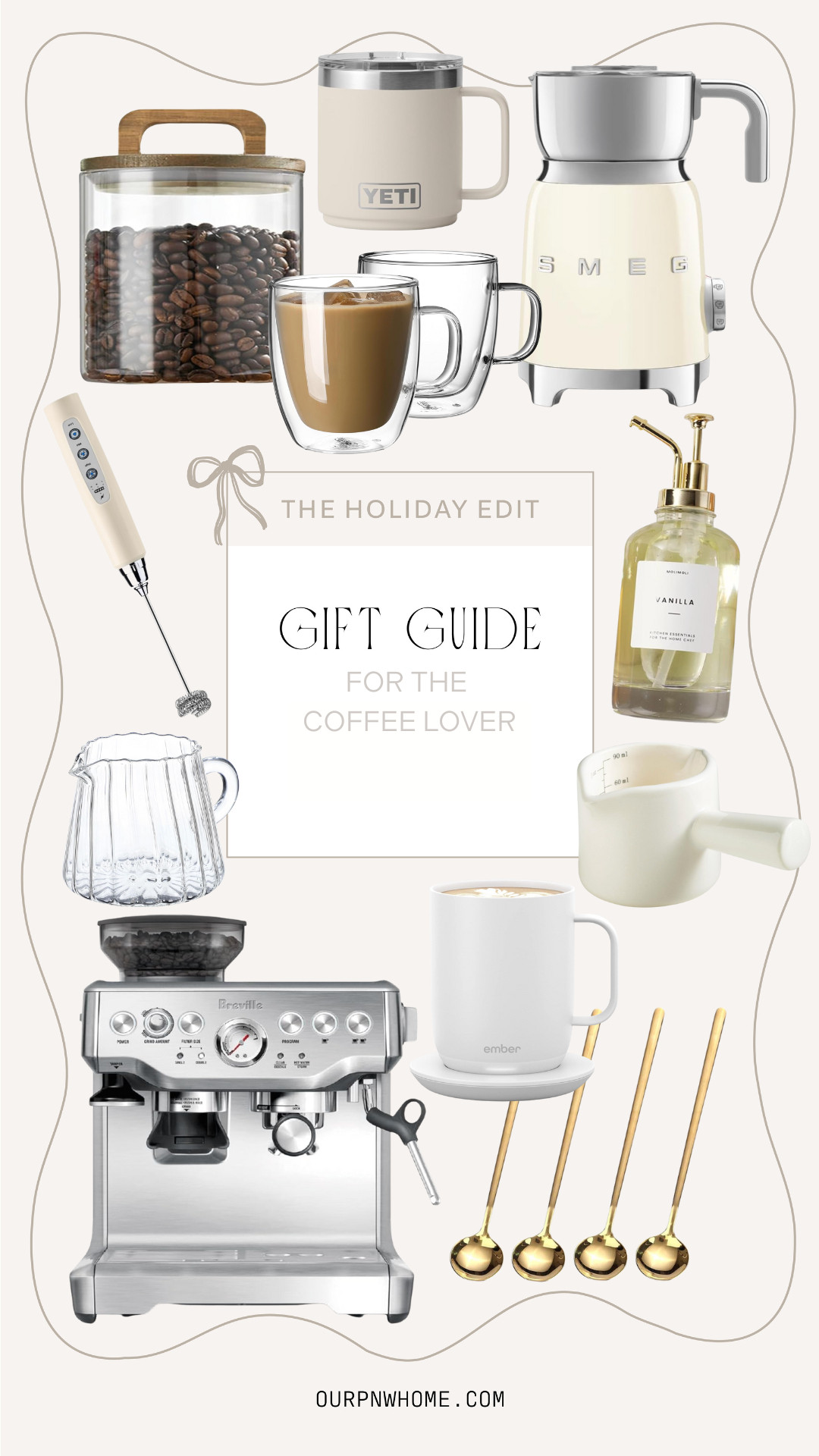 Top Amazon gift finds for the coffee lovers!

espresso machine, milk frother, handheld milk frother, glass canister, coffee canisters, insulated coffee mug, to-go coffee mug, clear coffee mugs, heated coffee mug, gold stir spoons, coffee syrup pumps, creamer pitcher, espresso cup, espresso measuring cup, coffee maker, coffee enthusiast gifts, holiday gift guide 

 #LTKGiftGuide #LTKHoliday #LTKHome