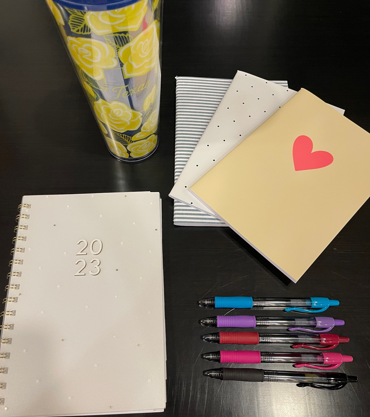 In my organized, productive girl era
I love the layout of these planners I linked, they are the same as mine, it just appears my cover is sold out online. Pilot G2 pens are the best, always, hands down. 0.7 gang forever 😤 I might have to buy this super pack I linked bc I spy some colors not in my collection 👀

#LTKhome #LTKunder50