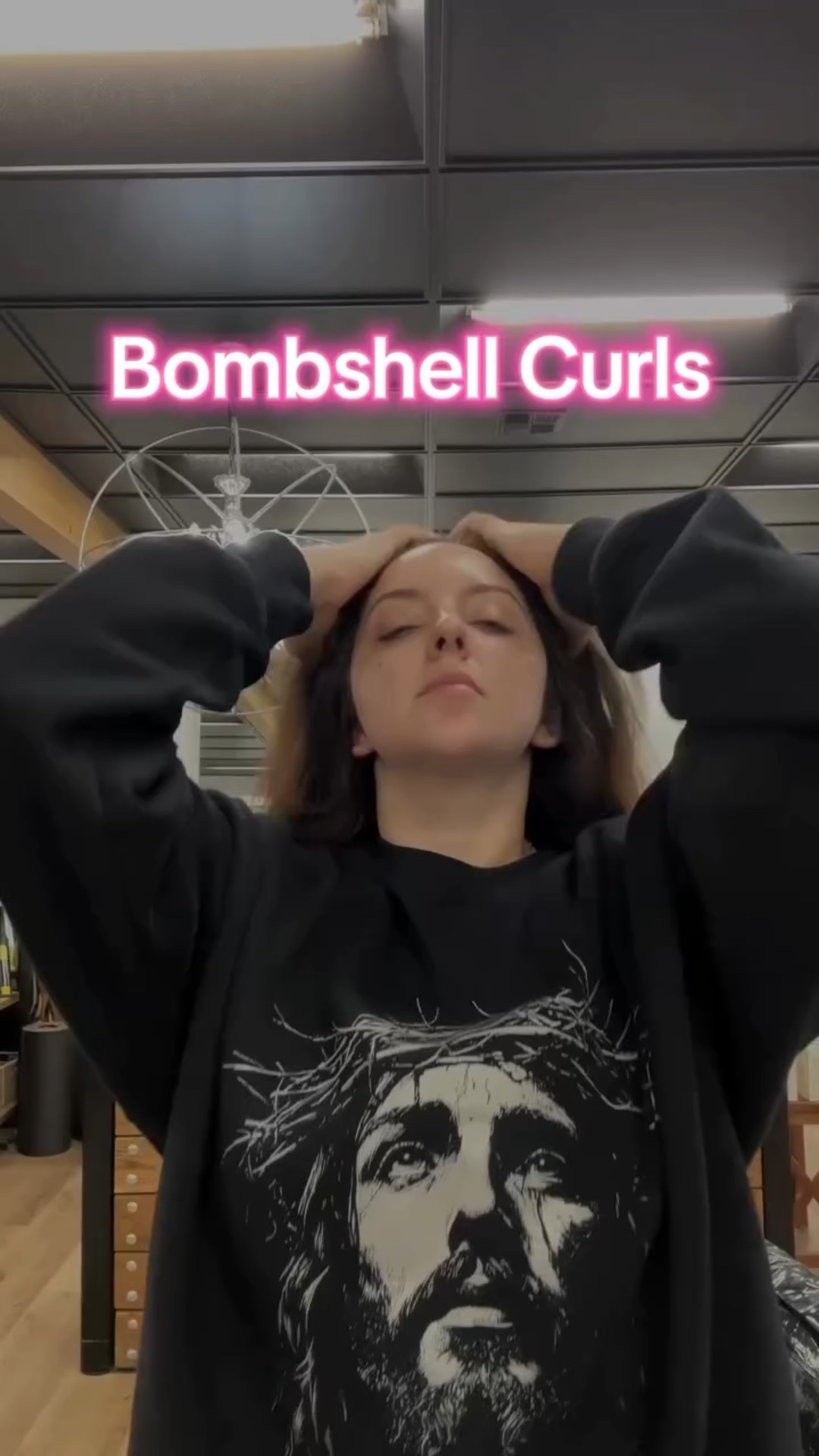 At home “blowout” style curls using a 2 inch iron 🫶🏼