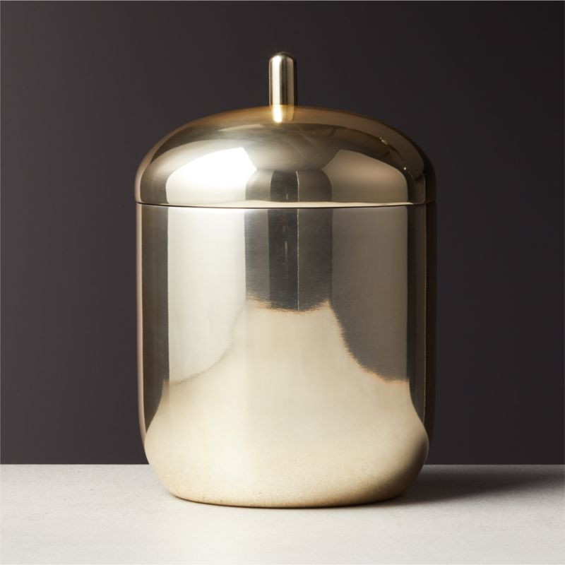 Mae Champagne Gold Ice Bucket + Reviews | CB2 | CB2
