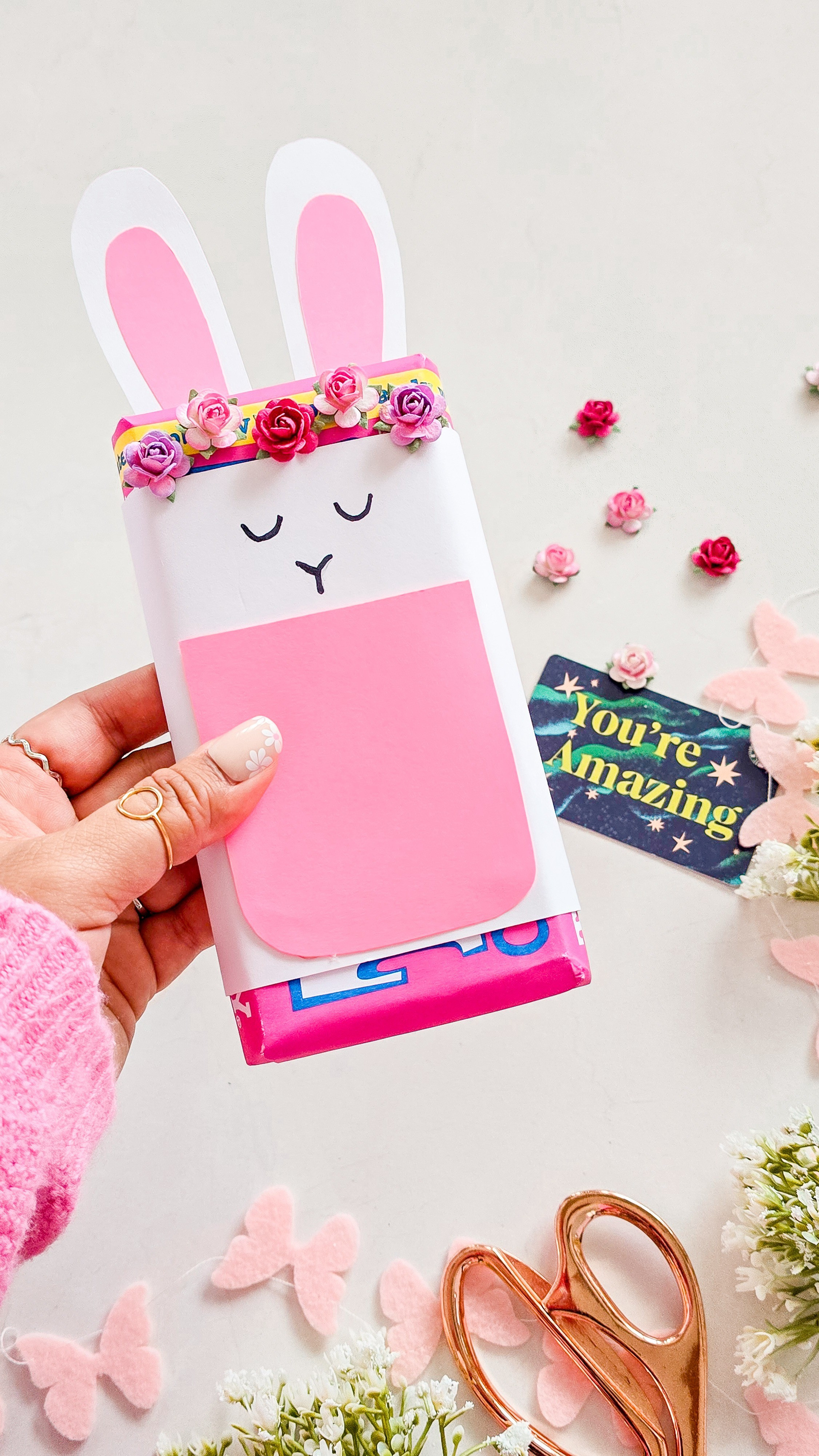 A quick and easy DIY chocolate bar gift card holder to surprise a friend this Spring! 

#LTKmomlife #LTKSeasonal #LTKKids