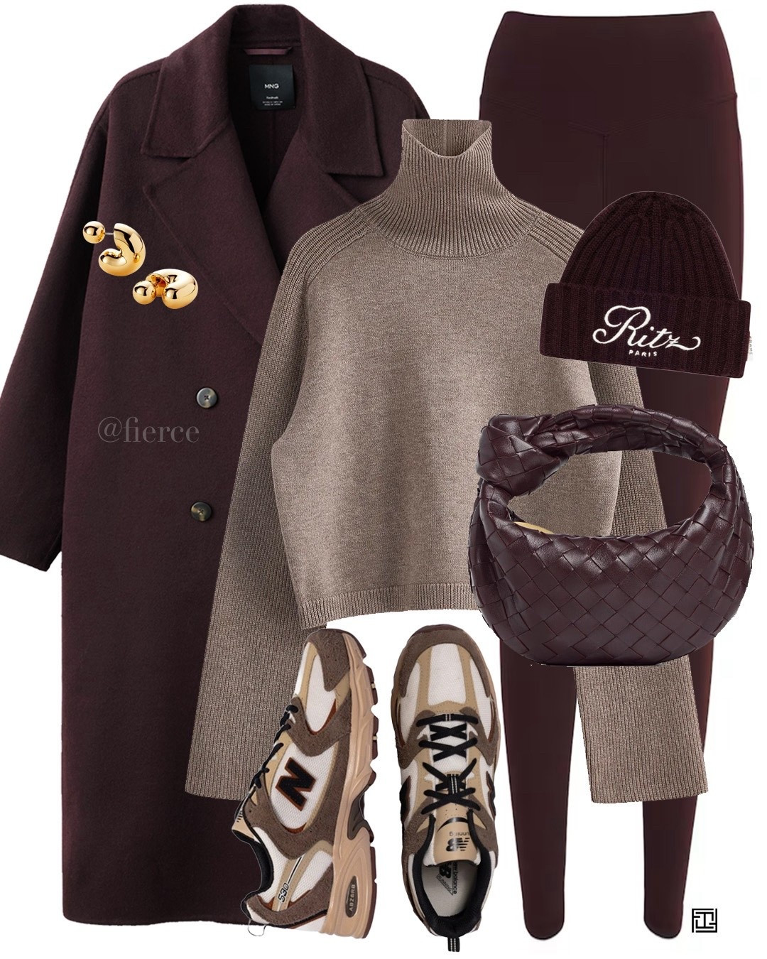 Burgundy wool coat burgundy leggings new balance 530 taupe beige jumper weekend outfit travel athleisure winter walks 

#LTKwinter #LTKuk #LTKeurope