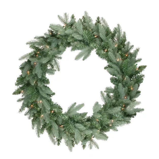 Northlight 48" Prelit Washington Frasier Fir Artificial Christmas Wreath - Clear Lights | Target