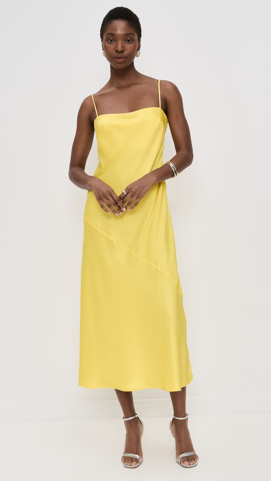 Satin Bias Cut Slip Dress | Shopbop