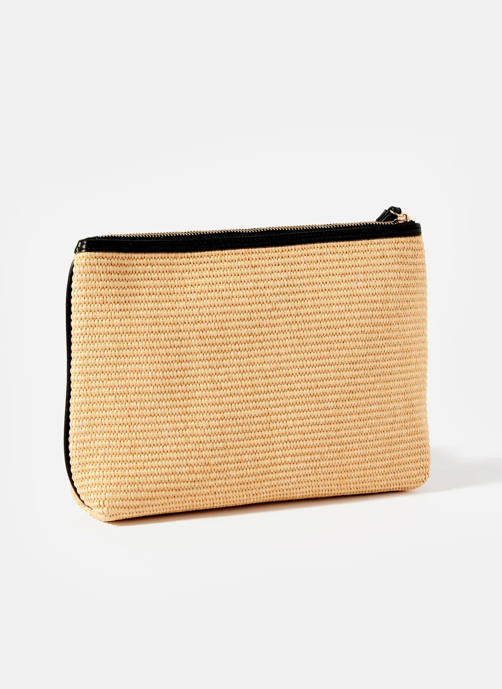 Neutral Embroidered Clutch Bag | Mint Velvet