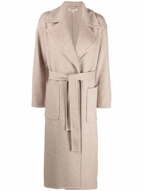belted double-breasted coat | Farfetch (US)
