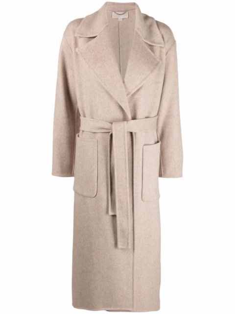 belted double-breasted coat | Farfetch (US)