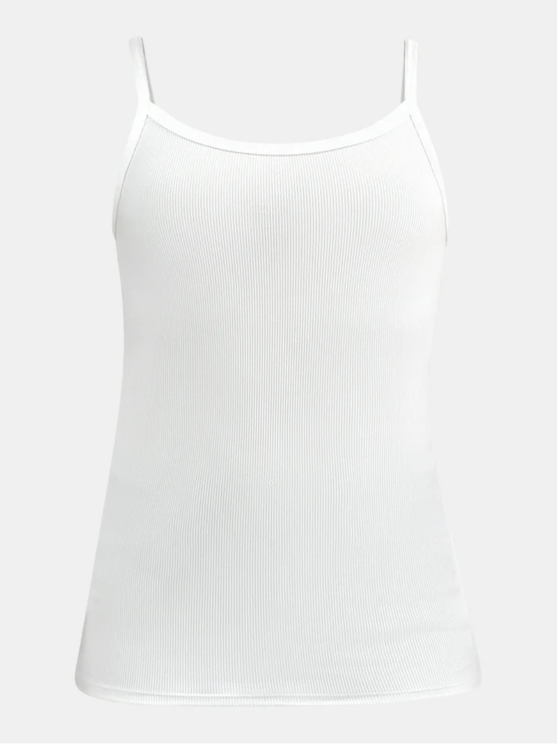 No Boundaries Ribbed Cami Top, Women's XXS-XXL | Walmart (US)