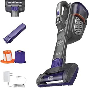 BLACK+DECKER dustbuster furbuster AdvancedClean+ Cordless Pet Handheld Vacuum, Home, Pet and Car ... | Amazon (US)