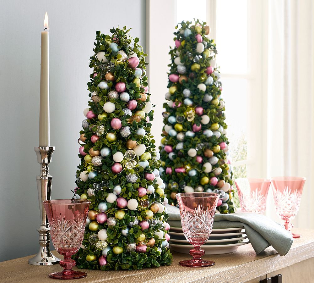 Lit Easter Egg Bauble Tree | Pottery Barn (US)