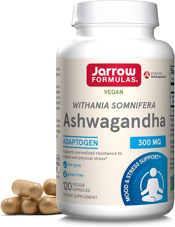 Jarrow Formulas Ashwagandha Capsules, 300 mg Supplement Supports Normalized Resistance to Mental ... | Amazon (US)