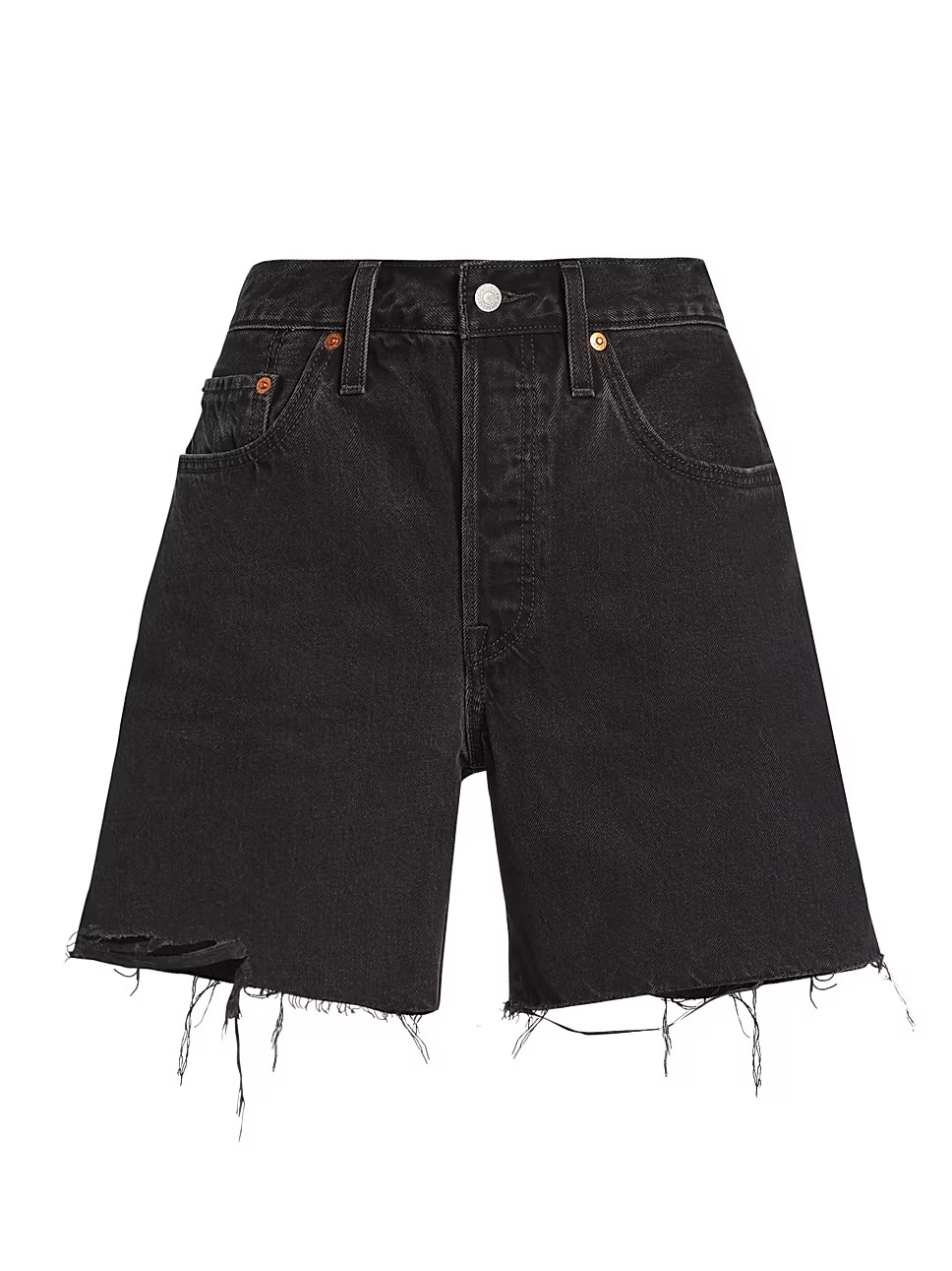 501 High-Waisted Denim Shorts | Saks Fifth Avenue