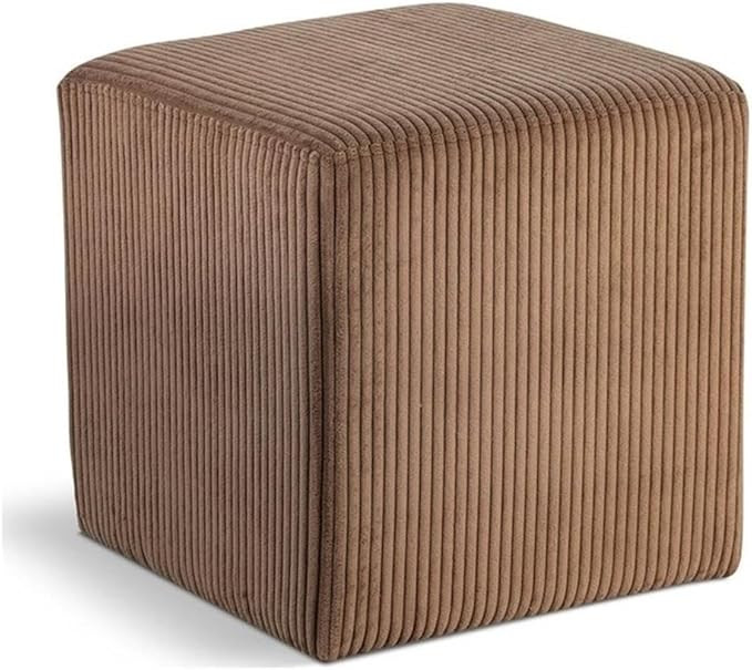 Meridian Furniture 446Brown Roy Collection Modern | Contemporary Ottoman/Stool with Soft Brown Mi... | Amazon (US)