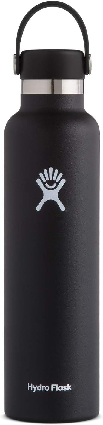 Hydro Flask Stainless Steel Standard Mouth Water Bottle with Flex Cap and Double-Wall Vacuum Insu... | Amazon (US)