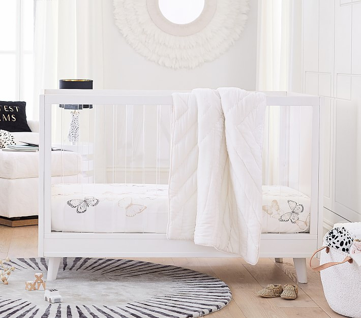 Sloan Acrylic Convertible Crib | Pottery Barn Kids