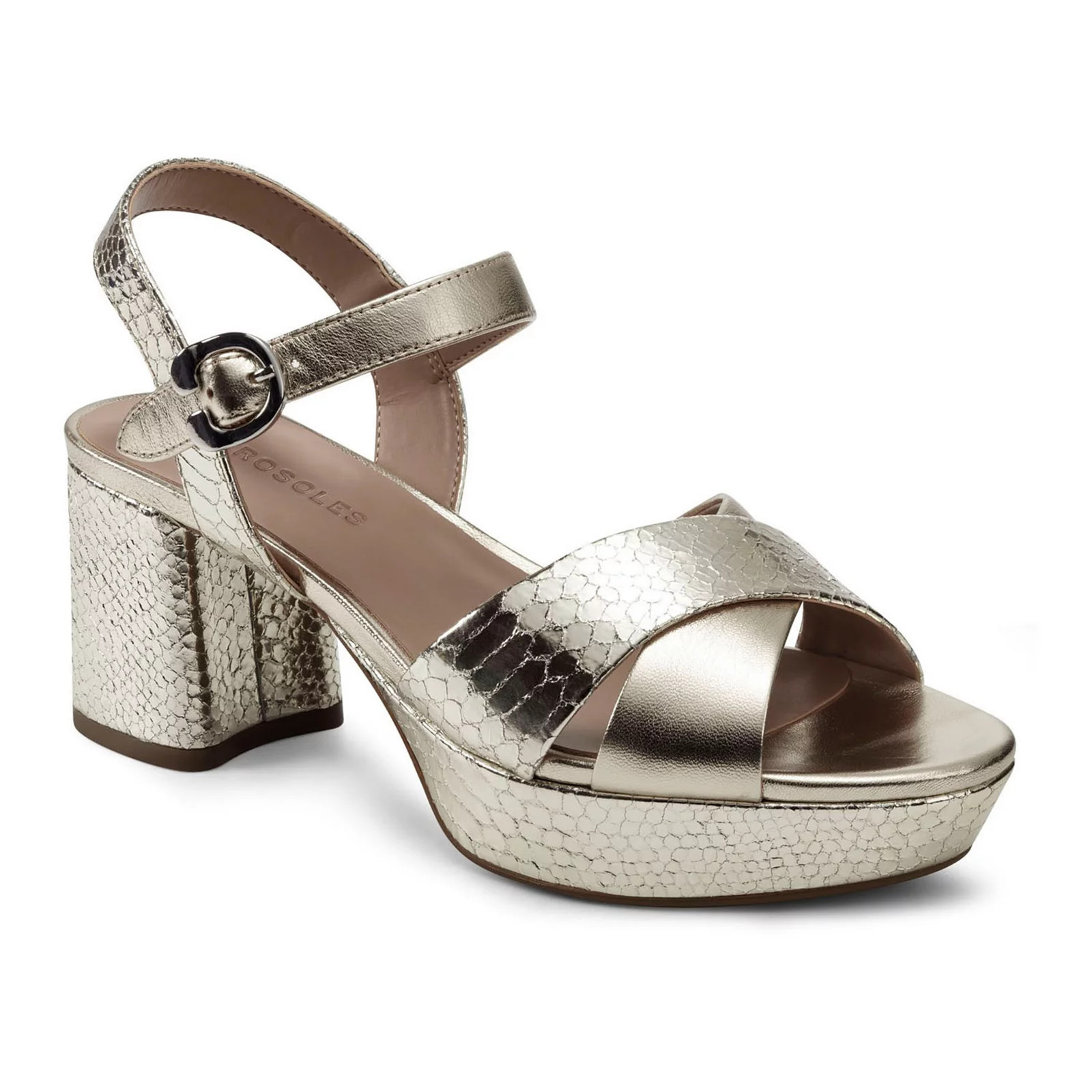 Aerosoles Cosmos Women's Leather Platform Sandals | Kohl's
