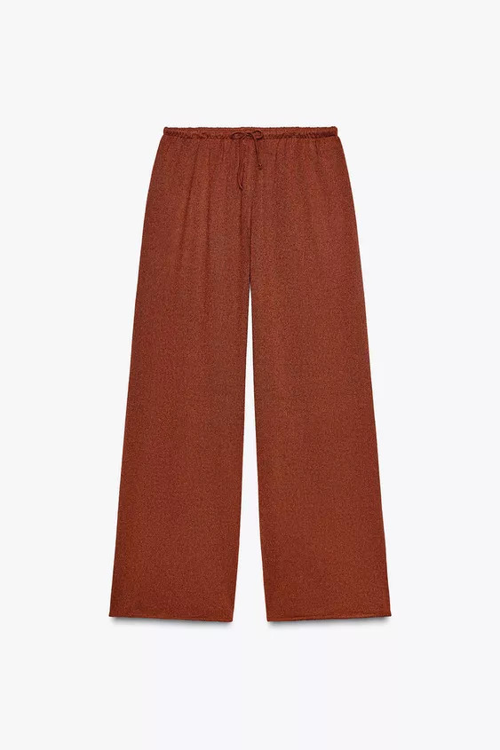 RUSTIC STRAIGHT-LEG TROUSERS | Zara US
