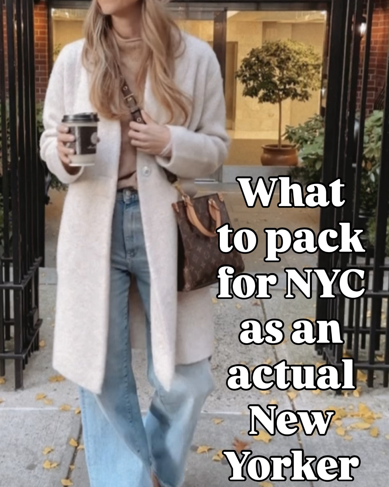 This is exactly what I pack for NYC when the days are full and the walking never really stops. A cozy neutral coat, comfy jeans, and an easy crossbody I can actually move in makes everything feel simple and pulled together from coffee runs to late dinners.

NYC travel outfit women, what to pack for New York trip, fall NYC outfit women, winter NYC outfit women, neutral travel outfit women, walking outfit for NYC, New York packing list women, travel outfit over 40, cozy city outfit women

#LTKgrwm #LTKTravel #LTKHoliday