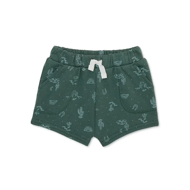 Garanimals Baby Boys Terry Print Shorts, Sizes 0-24 Months - Walmart.com | Walmart (US)