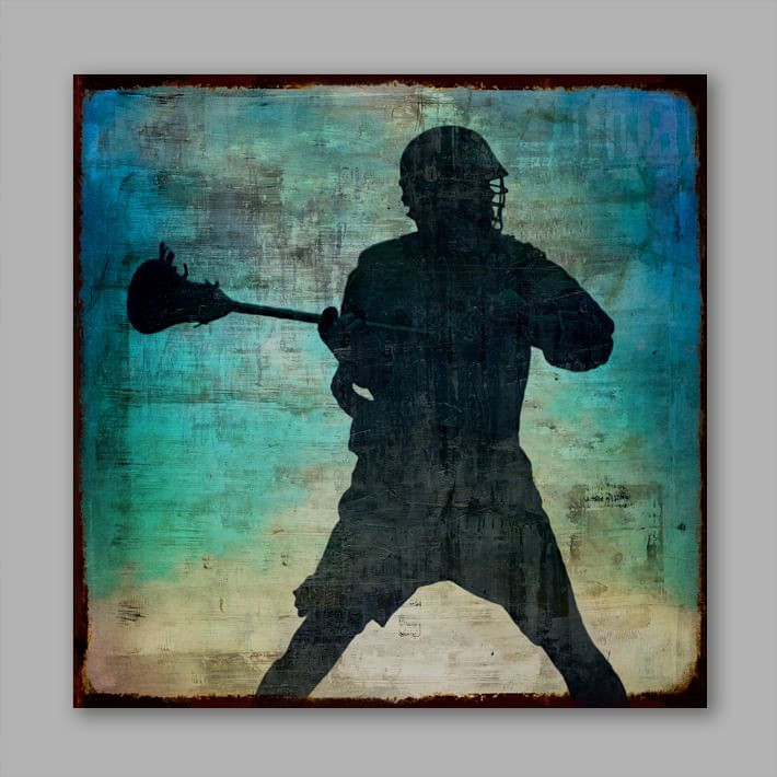 Varsity Lacrosse Wall Mural | Pottery Barn Teen