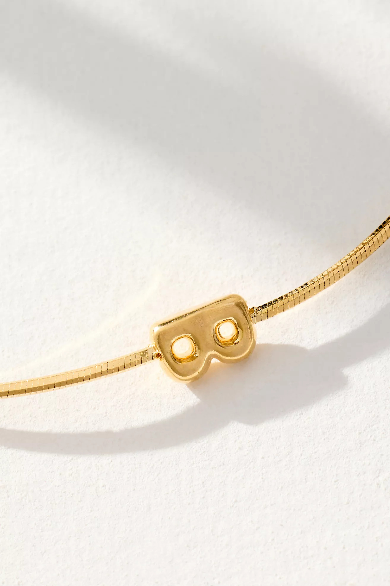 Barely There Bubble Monogram Necklace | Anthropologie (US)