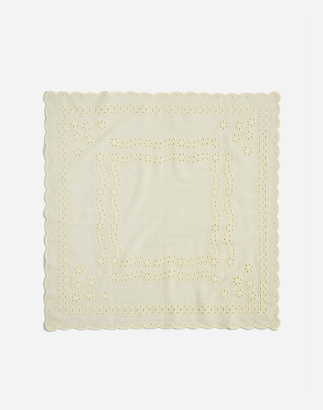 Organic Cotton Eyelet Bandana | Madewell