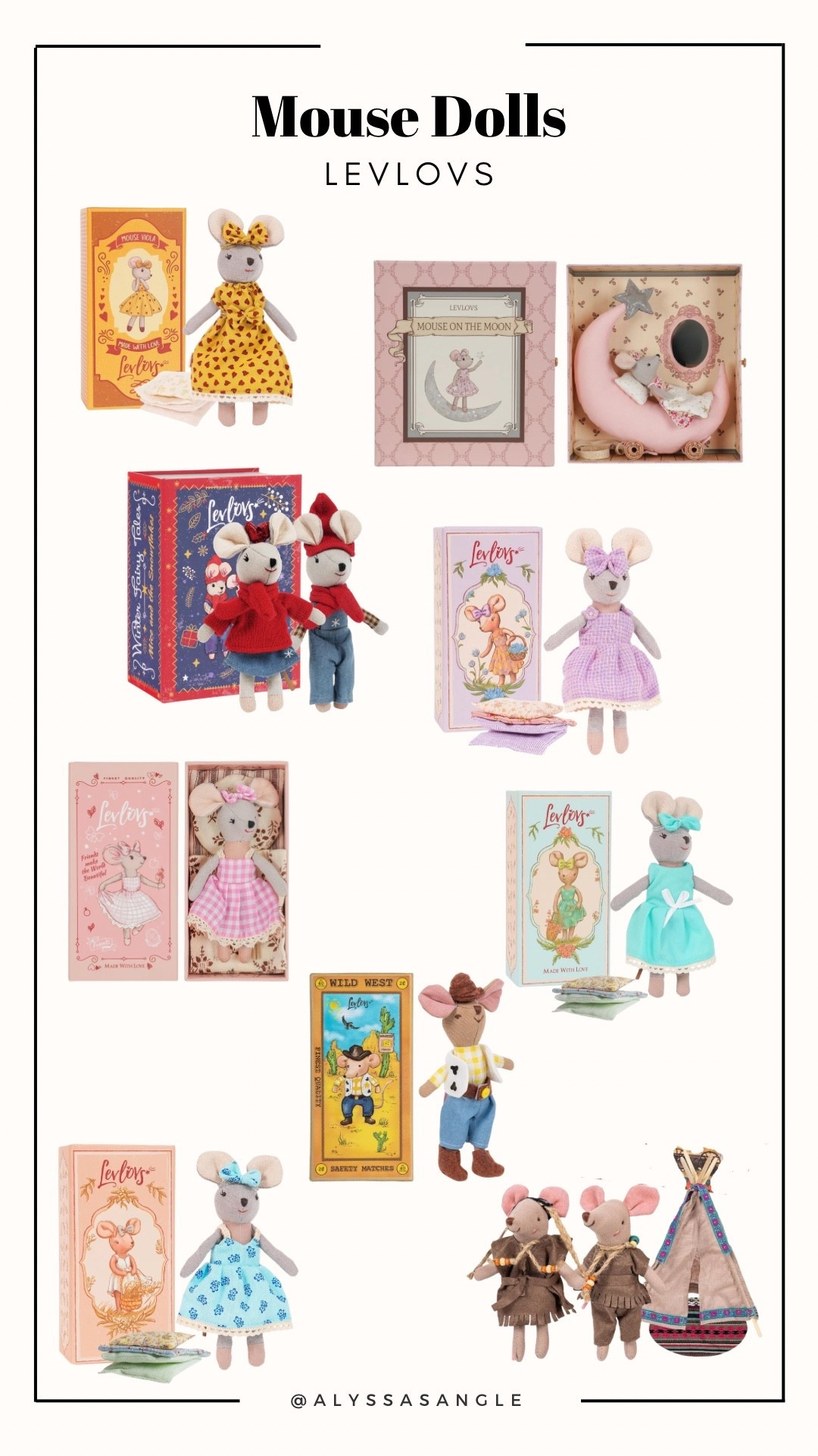 If you’re a fan of Maileg mice, these dupes are a great buy! We have so many in our collection now, both my 5 and 8 year old love these little mice.

#LTKHoliday #LTKGiftGuide #LTKKids