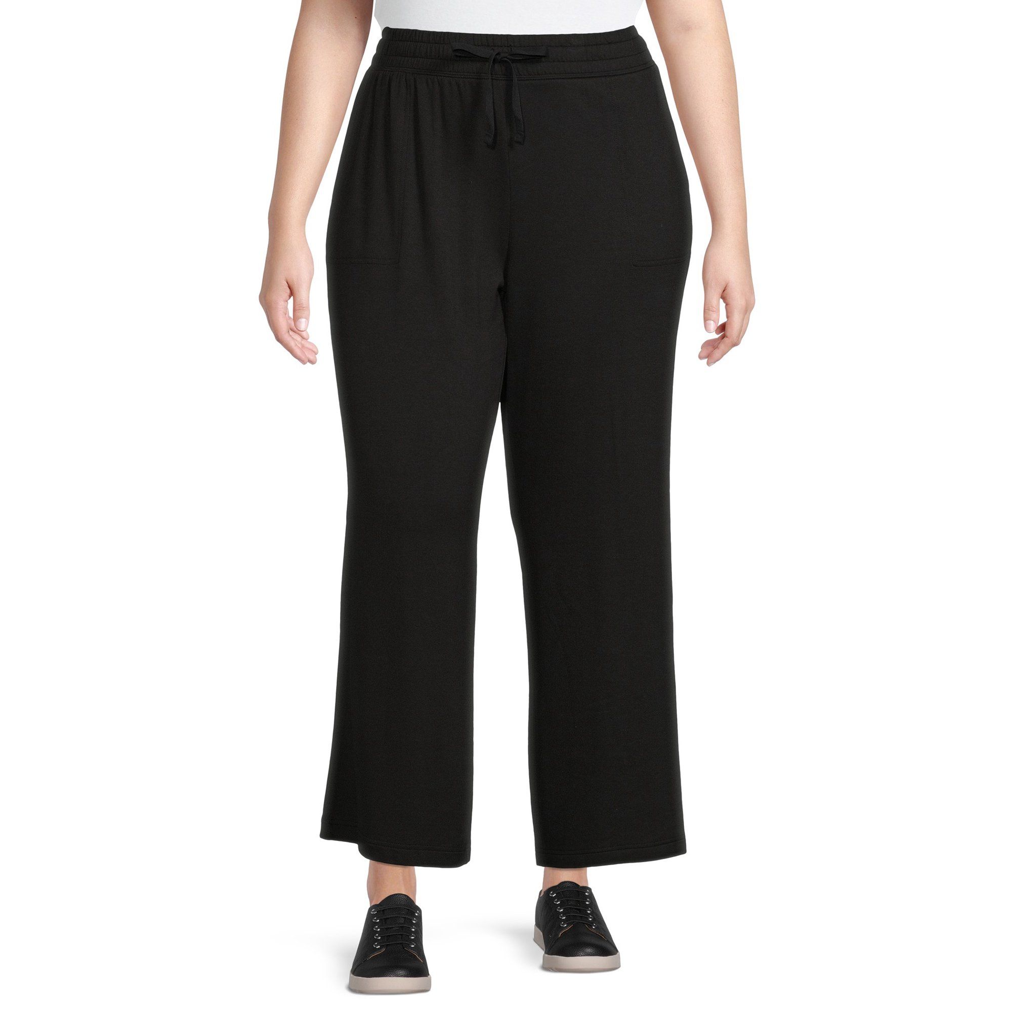 Terra and Sky Womens Plus Size Knit Pants | Walmart (US)
