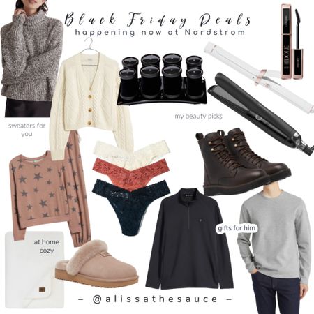 Black Friday Deals happening now at Nordstrom 
Stocking stuffers, beauty deals, cozy loungewear and gifts for him 

#LTKHoliday #LTKCyberWeek #LTKGiftGuide