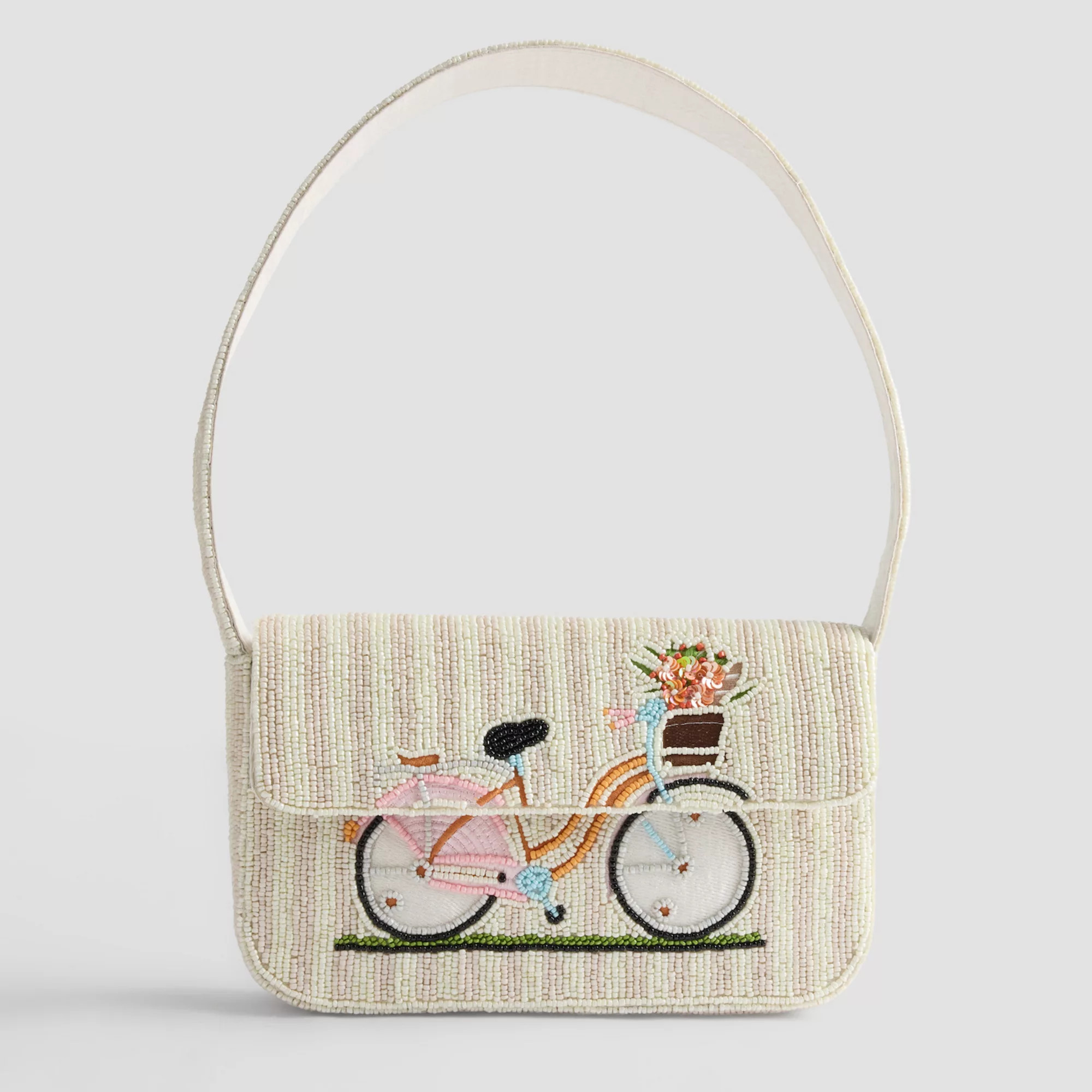 SOL and MER Beaded Baguette Shoulder Bag | Kohl's