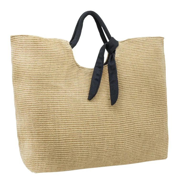Magid Women's Spring Straw Bag with Bow Natural | Walmart (US)
