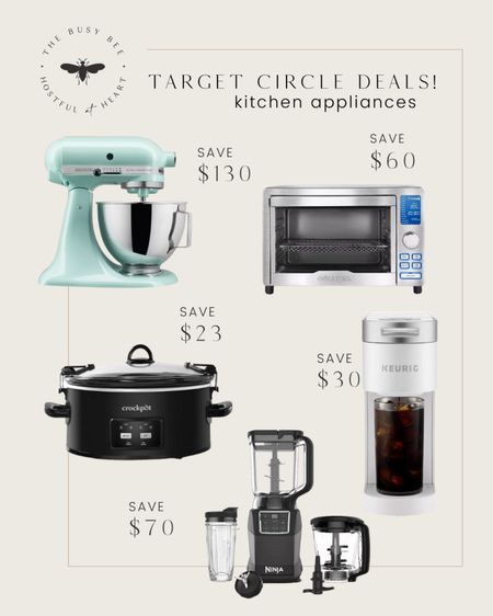 It’s Target Circle Week! Members receive up to 50% off select items. Make sure to log on and save each offer! You don’t want to miss out on these deals! 

Deals
Sale Alert
Target Circle deals
Exclusive Sales
Kitchen essentials
Kitchen appliances 
Kitchen aide
Coffee makers
Crockpot

#LTKFind #LTKhome #LTKsalealert