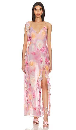Beate Maxi Dress in Pink | Revolve Clothing (Global)