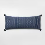 Oversized Oblong Pillow Navy - Hearth & Hand™ with Magnolia | Target