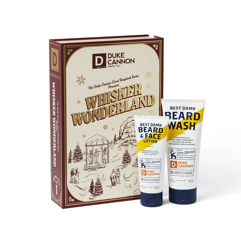 Duke Cannon Whisker Wonderland Holiday Gift Set, Beard Care Gift Set for Men, 2 Pieces - Walmart.... | Walmart (US)