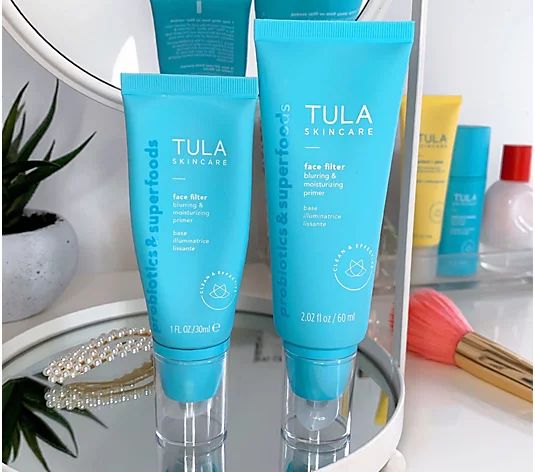 TULA Face Filter Blurring & Moisturizing PrimerDuo | QVC