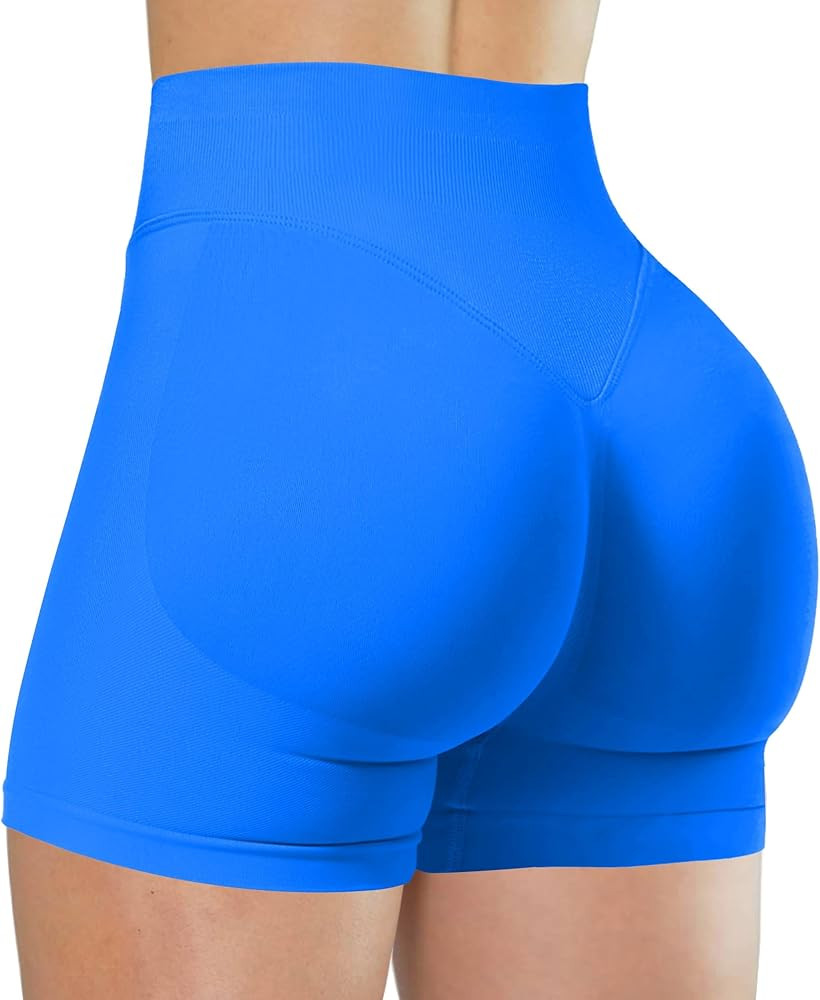 Unthewe Womens Workout Seamless Scrunch Butt Lifting Shorts High Waisted Tummy Control Gym Yoga S... | Amazon (US)