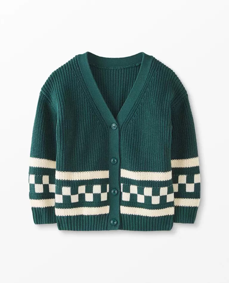 Checkered Cardigan | Hanna Andersson